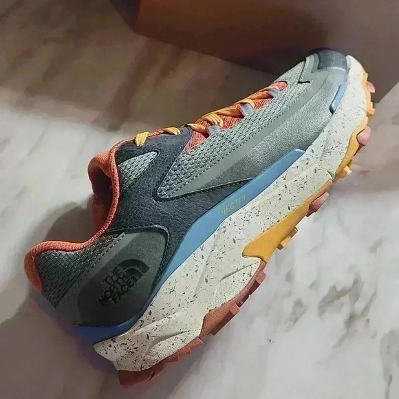 THE NORTH FACE Mens Vectiv Taraval size 11 burnt Ochre /Agave Green - Picture 6 of 12